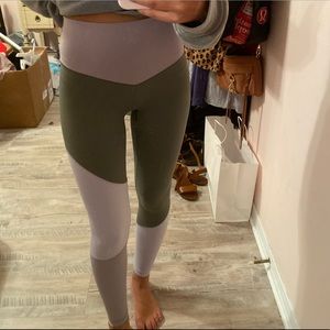 aerie colorblock leggings